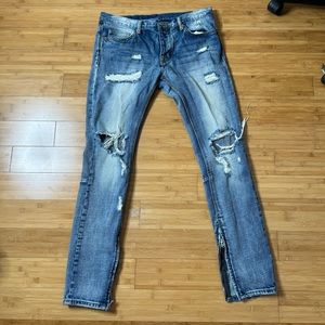 MNML Fear of God style Skinny Jeans